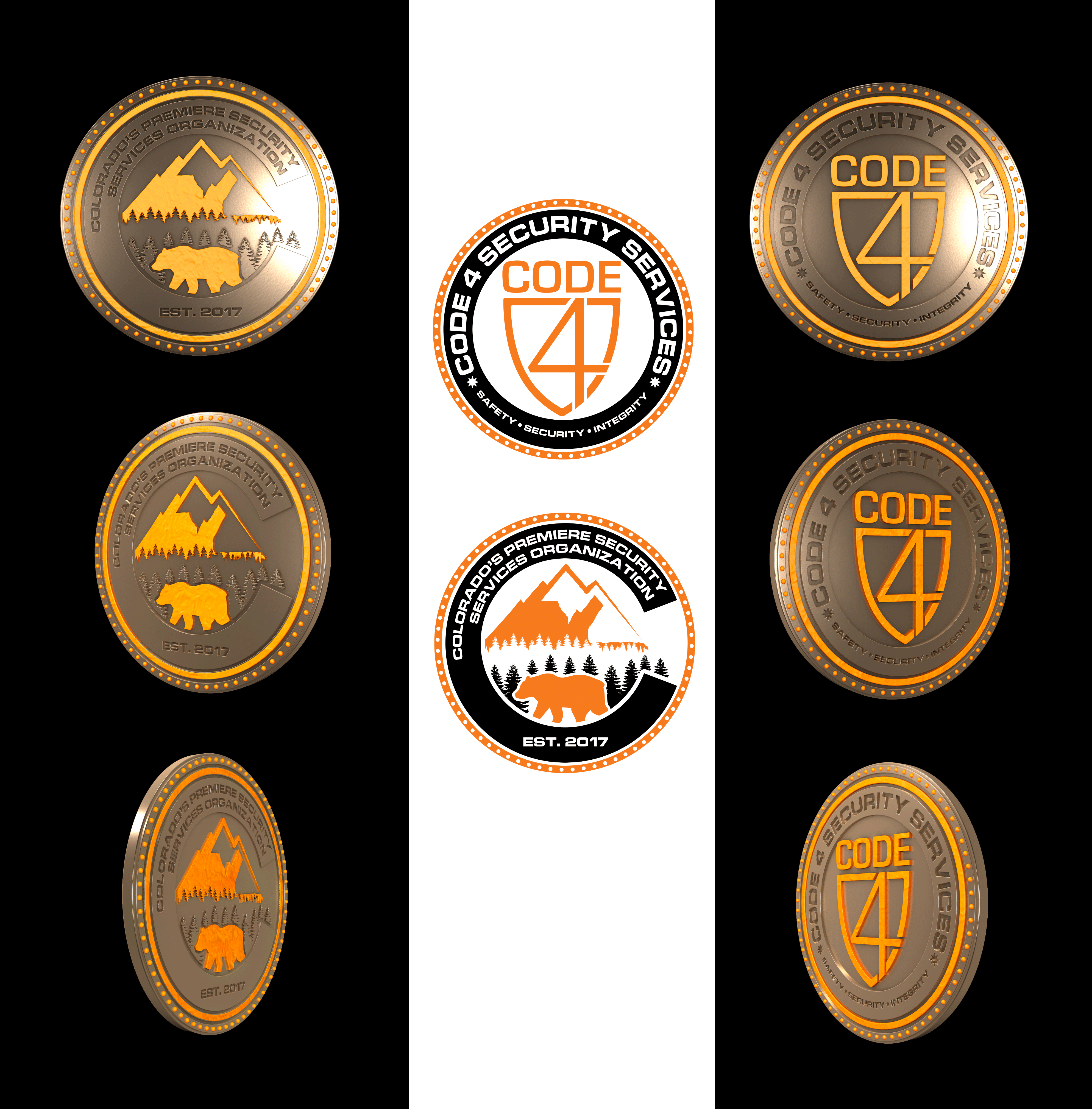 Graphic Design by Rickyy for Code 4 Security Services LLC. | Design #28379392