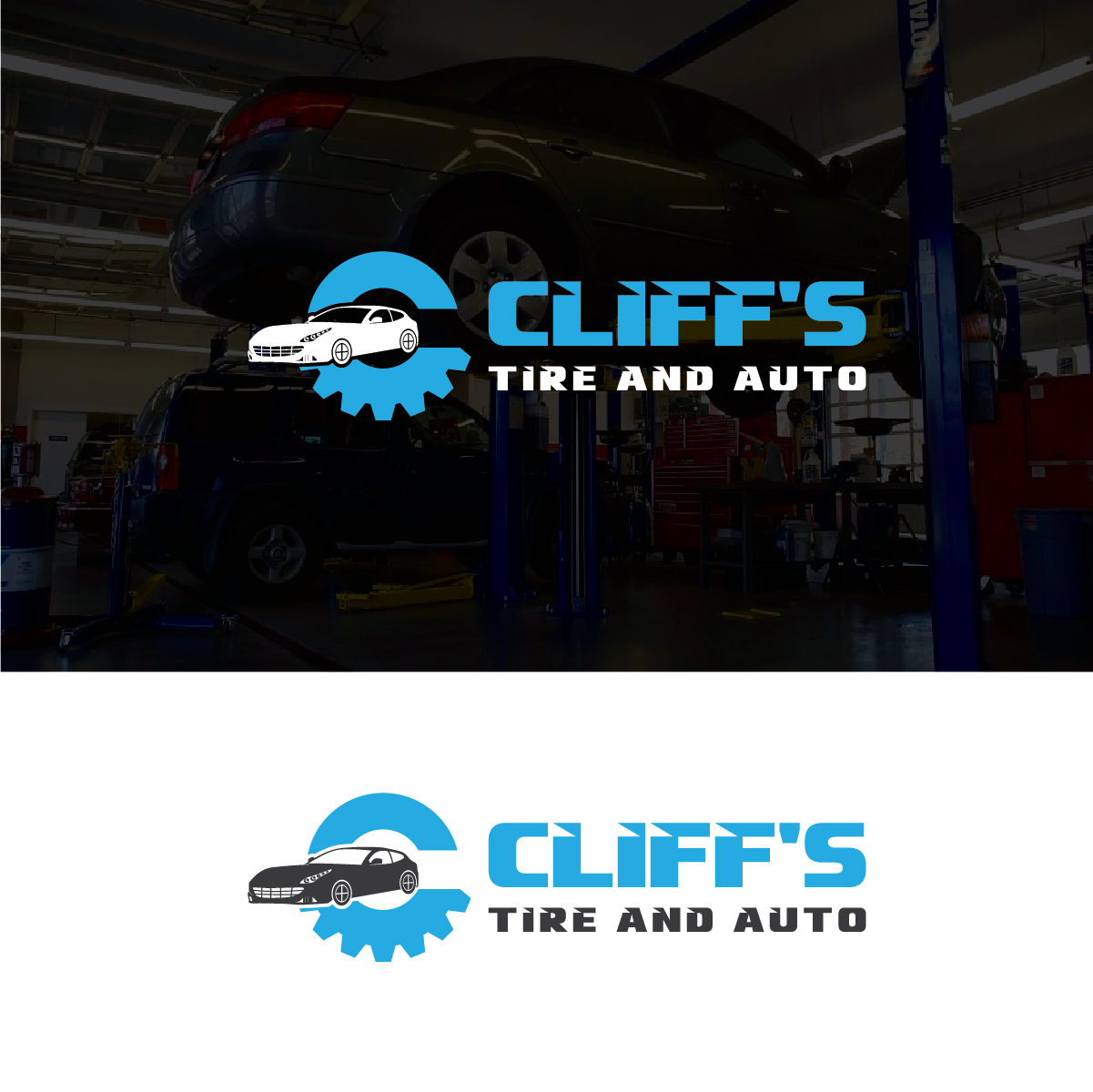 Logo Design by Deziners Zone for Cliff's Tire and Auto | Design #28351469