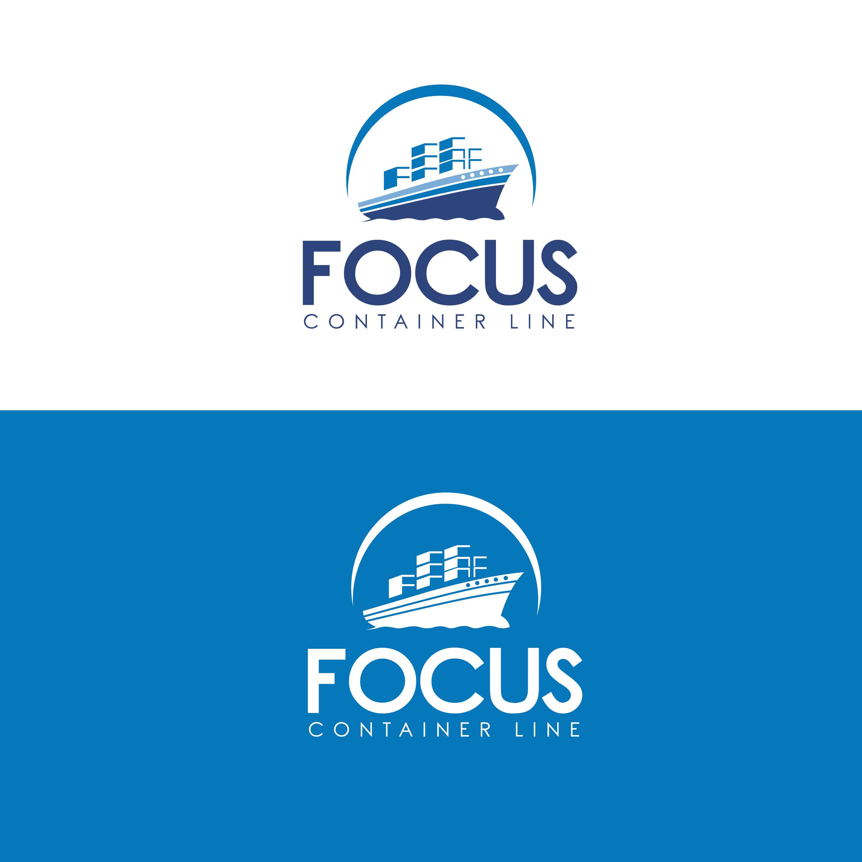 Logo Design by joe777 for Focus Container Lines | Design #28354733