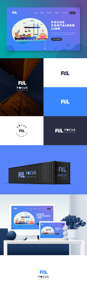 Diseño de Logo por Moon Design. para Focus Container Lines | Diseño: #28356513
