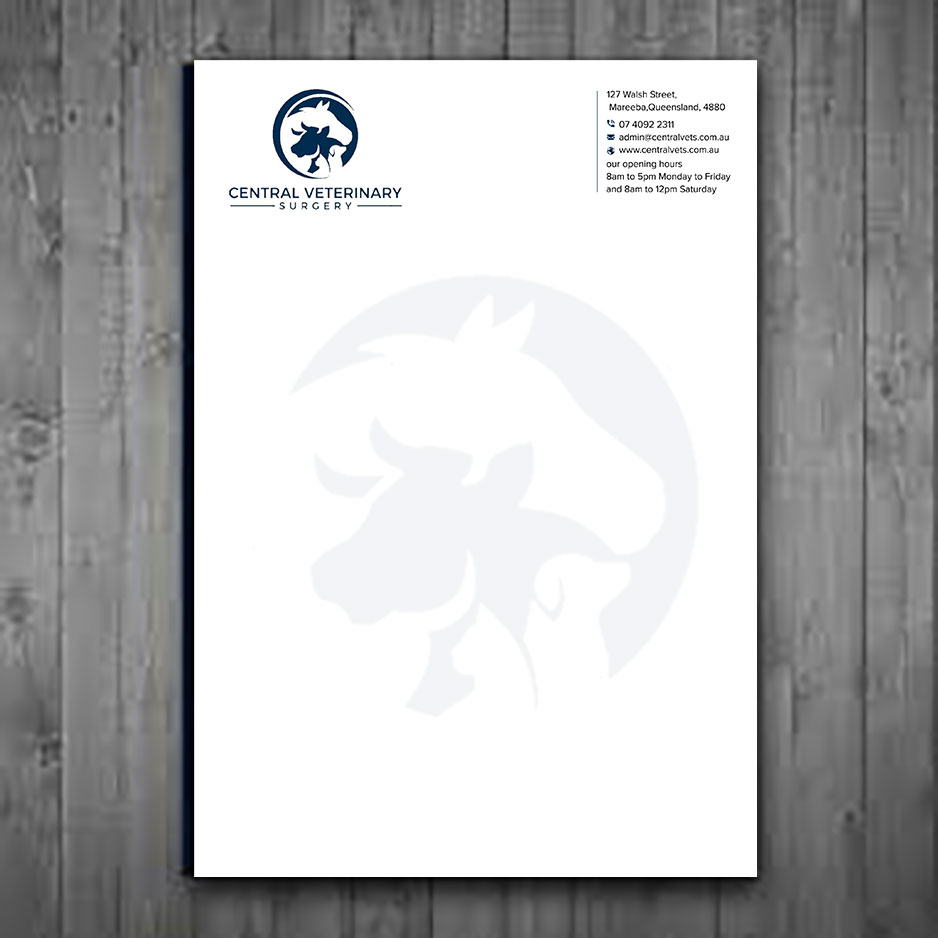 Design En-Tête par sadikul islam pour Central Veterinary Surgery | Design #28354281