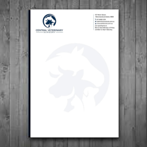 Diseño de Membrete por sadikul islam para Central Veterinary Surgery | Diseño: #28354281