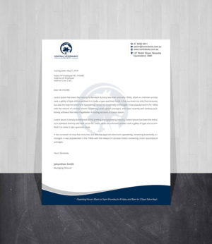 Letterhead Design by Creations Box 2015 for Central Veterinary Surgery | Design: #28358575