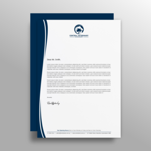 Letterhead Design by LAXMI DESIGNHUB for Central Veterinary Surgery | Design: #28351064