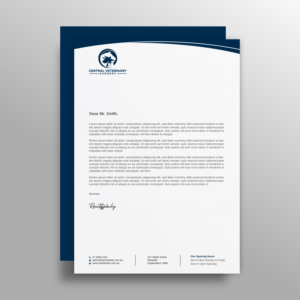 Letterhead Design by LAXMI DESIGNHUB for Central Veterinary Surgery | Design: #28351066