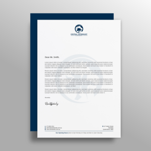 Letterhead Design by LAXMI DESIGNHUB for Central Veterinary Surgery | Design: #28351069