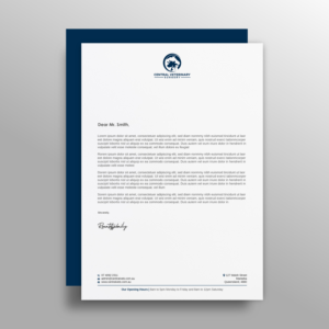Letterhead Design by LAXMI DESIGNHUB for Central Veterinary Surgery | Design: #28351078