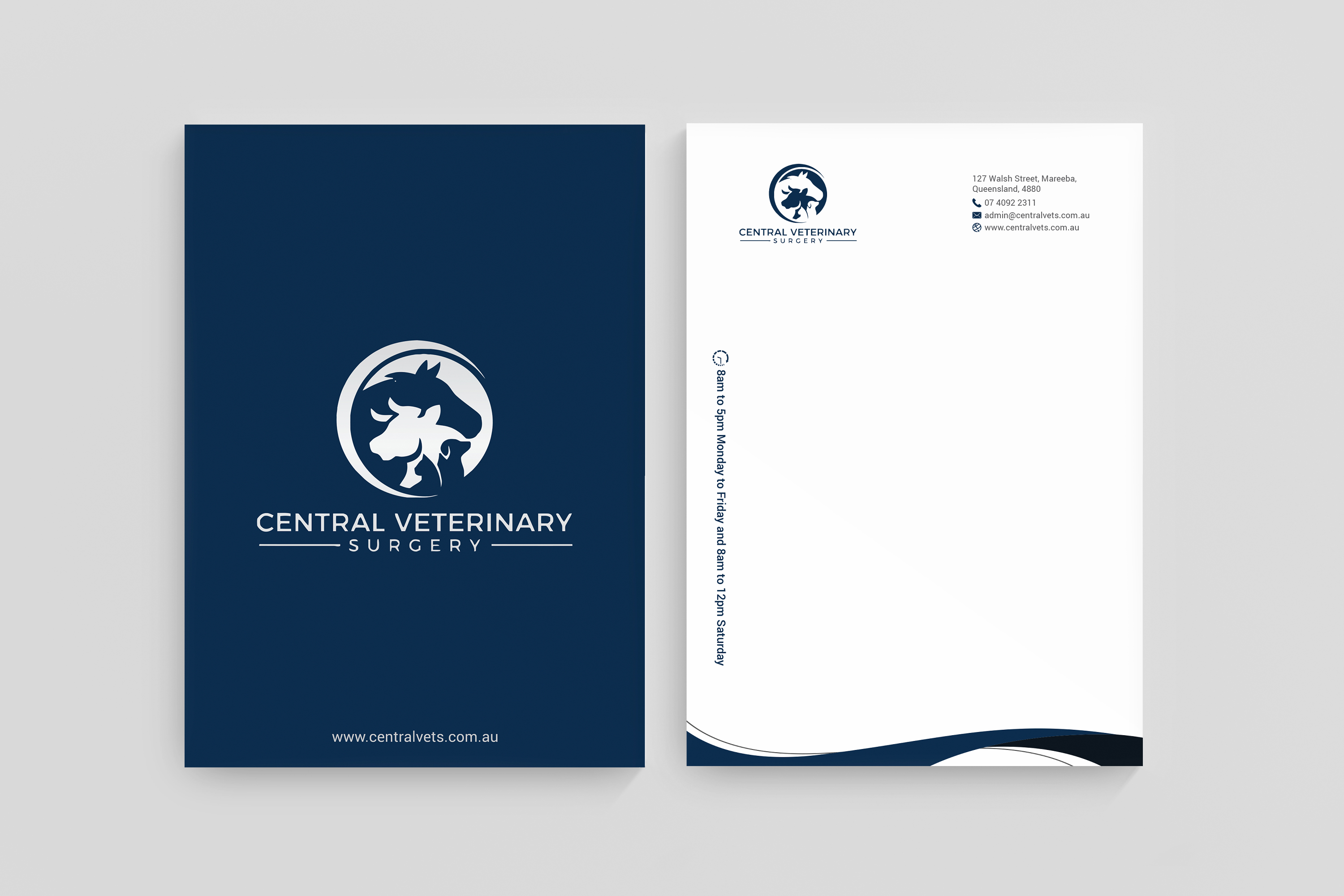 Letterhead Design by R.design for Central Veterinary Surgery | Design #28364201