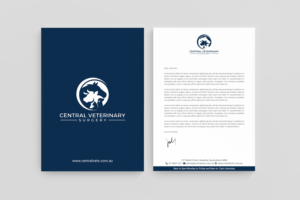 Letterhead Design by R.design for Central Veterinary Surgery | Design: #28370883