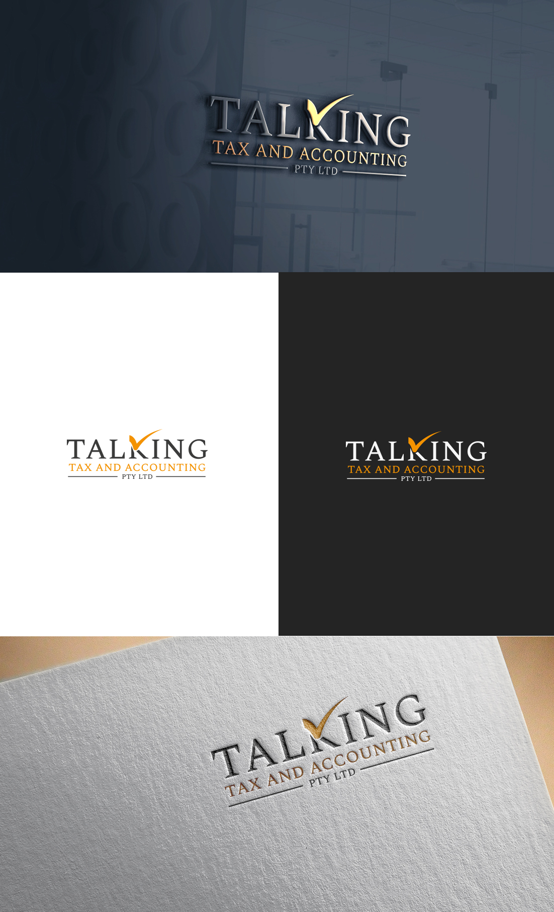 Logo Design by GLDesigns for Talking Tax and Accounting Pty Ltd | Design #28353043