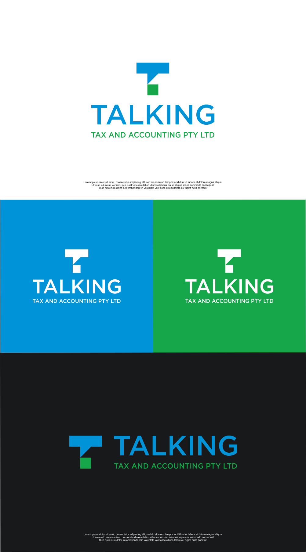 Logo Design by MASH Std for Talking Tax and Accounting Pty Ltd | Design #28355767