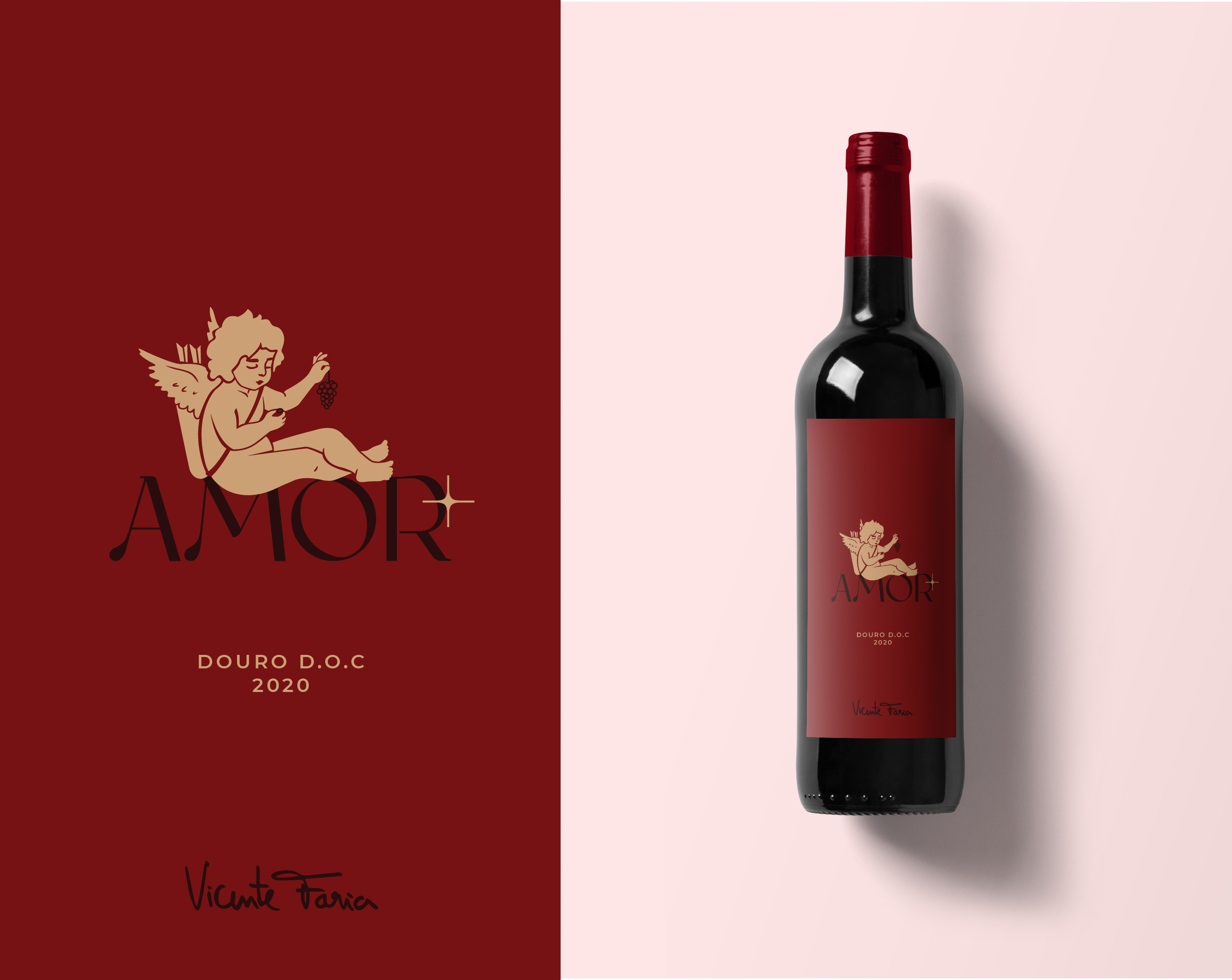 Label Design by karika for Vicente Faria Vinhos S.A. | Design #28396246