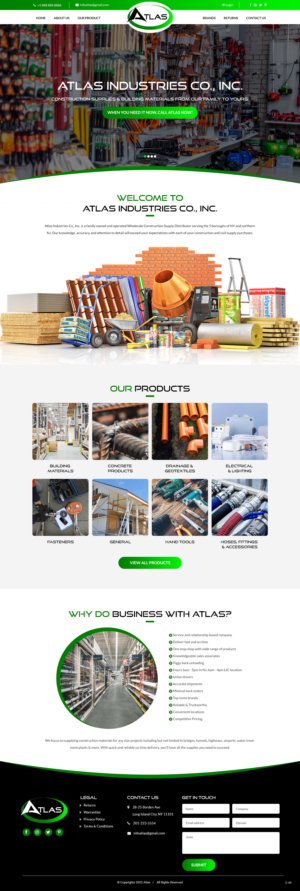 Outdated Atlasnow.com Website redesign | Diseño Web por pb