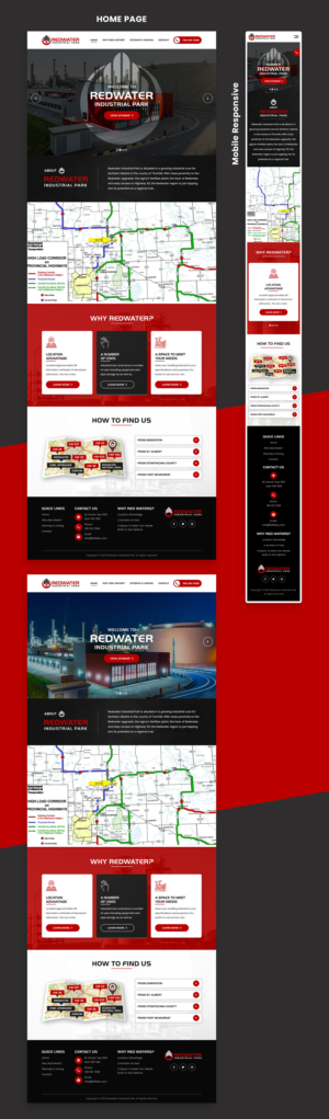 Web Design by sai.designer87 for this project | Design #28358173