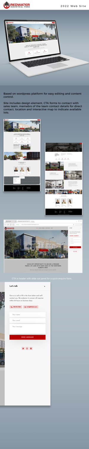 Web Design by maria.hanshaw.designer for this project | Design #28388599