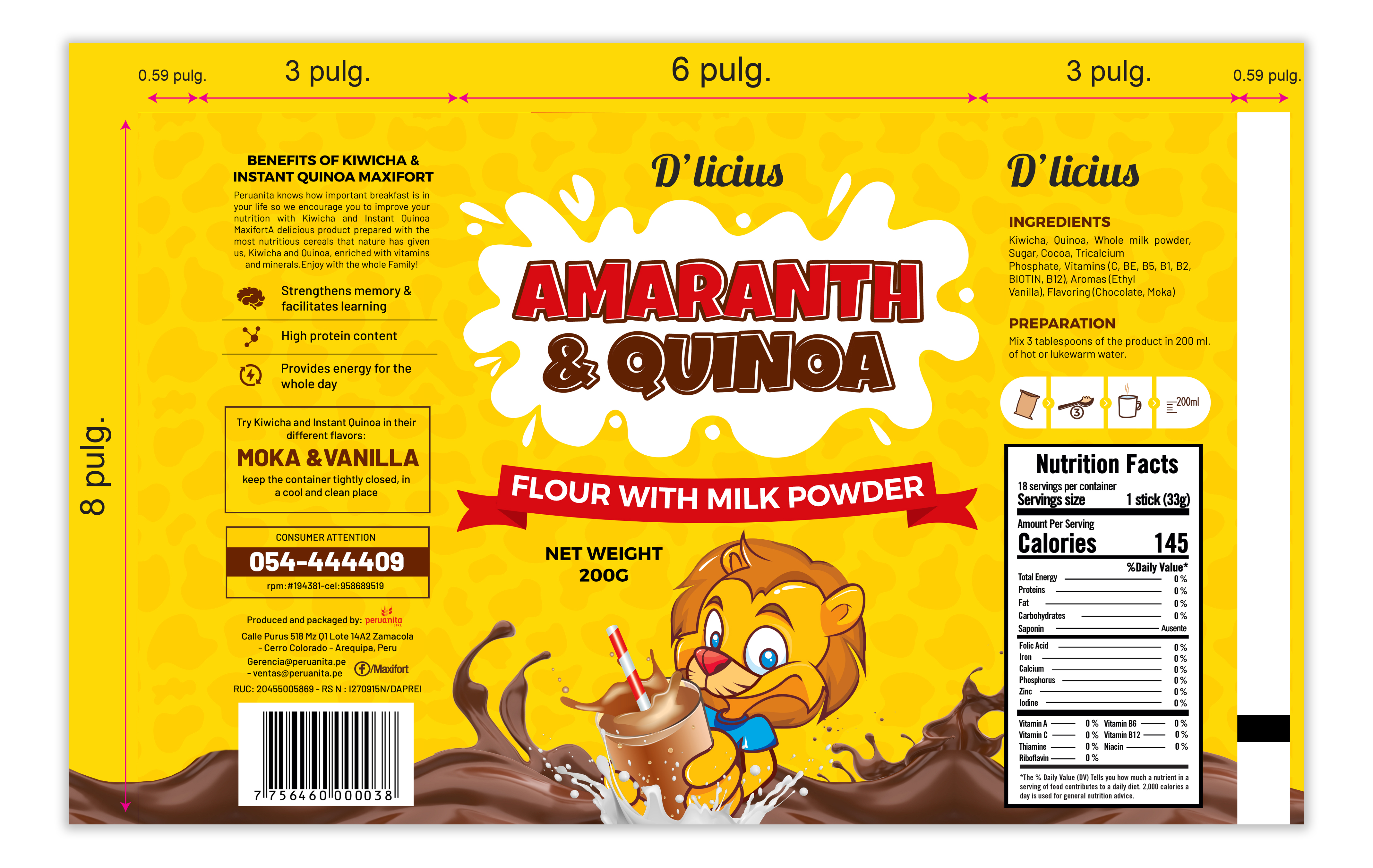 Design Graphique par SAI DESIGNS pour Peruanita Eirl | Design #28374414