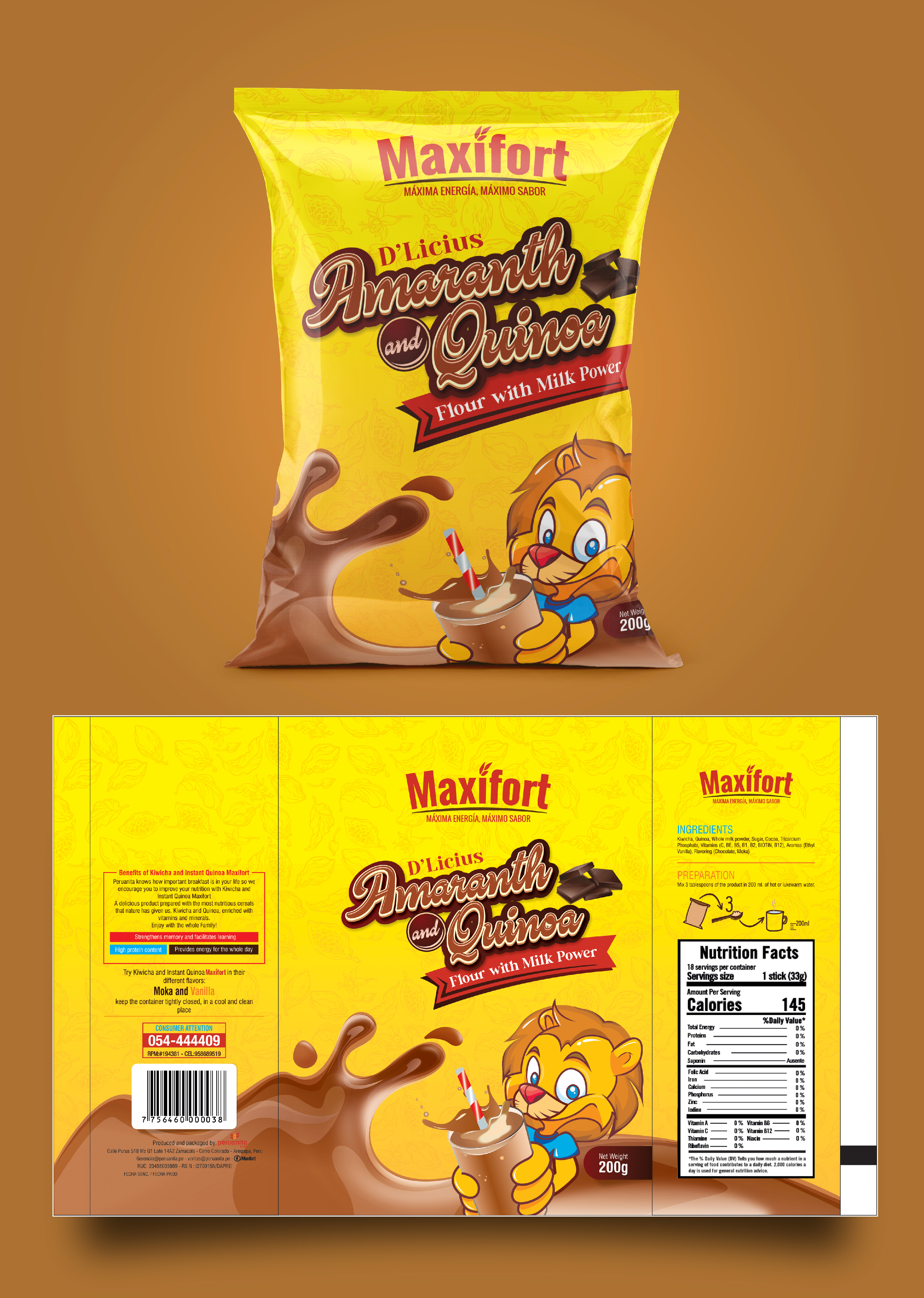 Graphic Design by Tuba Art Studio. IZ (IMRAN ZW) for Peruanita Eirl | Design #28369433