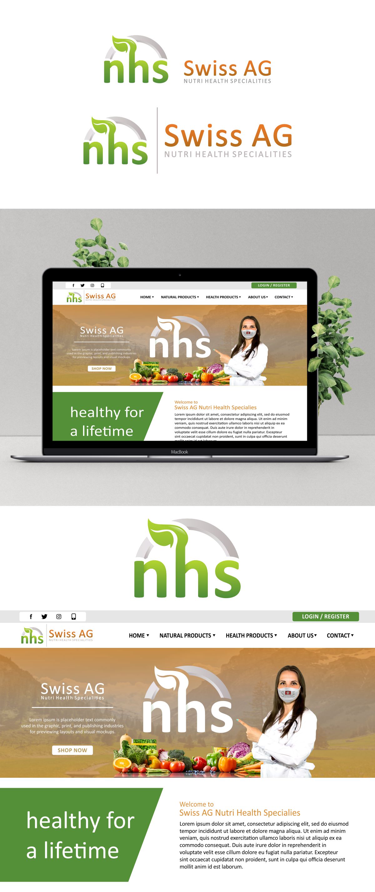 Logo Design by Artch4 for NHS Swiss AG | Design #28369531