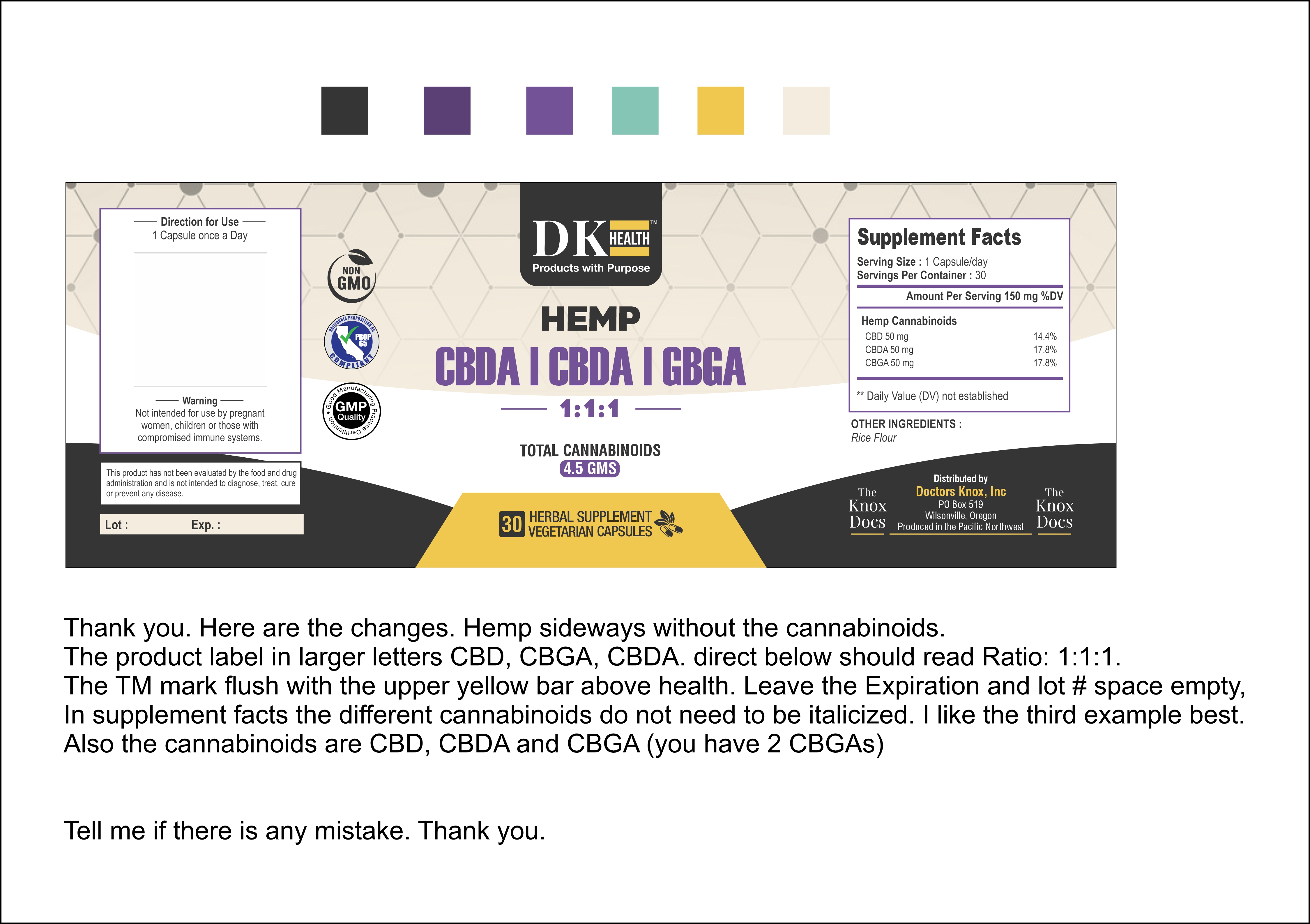 Label Design by kgraphics2011 for Doctors Knox | Design #28364486