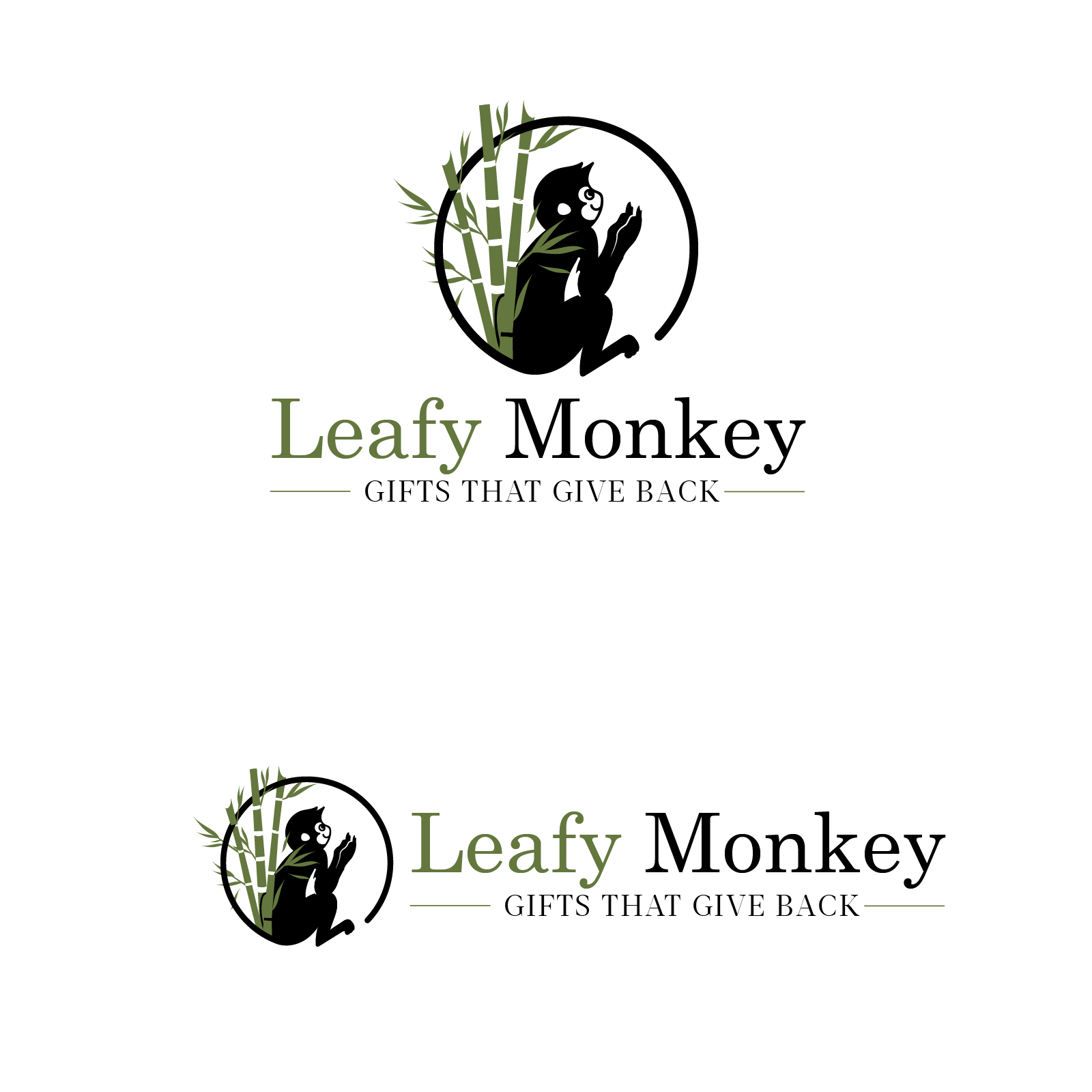 Logo Design by Farhad Kreative for Leafy Monkey LLC | Design #28369943
