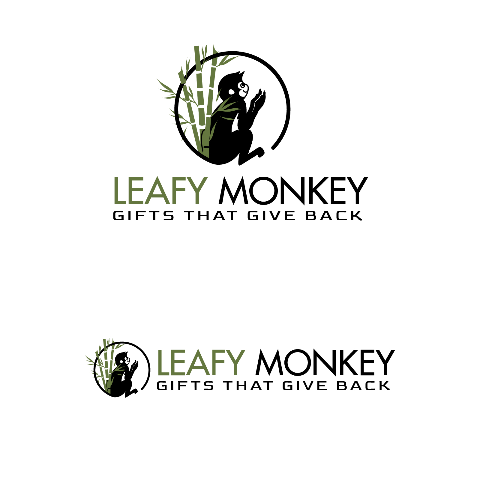 Logo Design by Farhad Kreative for Leafy Monkey LLC | Design #28369947