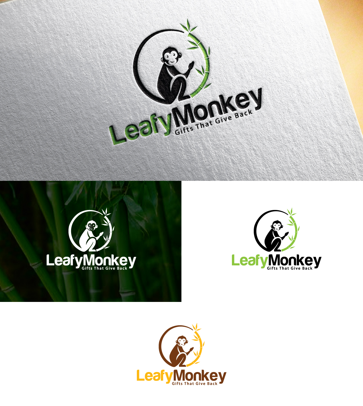 Diseño de Logo por Logo Stock para Leafy Monkey LLC | Diseño #28356298