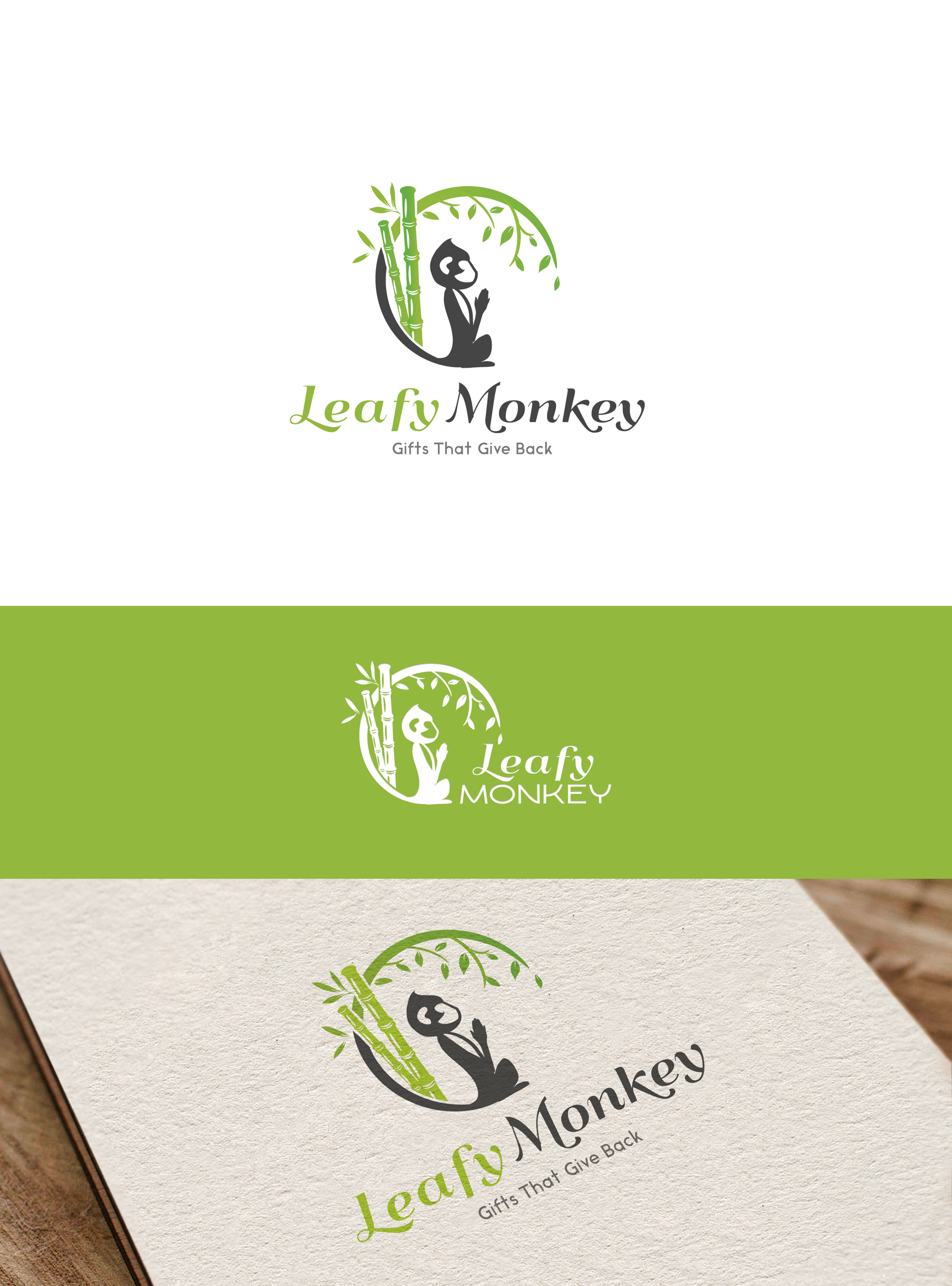 Logo Design by Nalanr cvn for Leafy Monkey LLC | Design #28394657