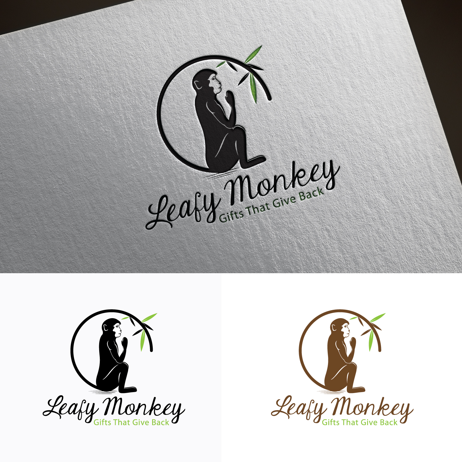 Logo Design by sankar999 for Leafy Monkey LLC | Design #28356061