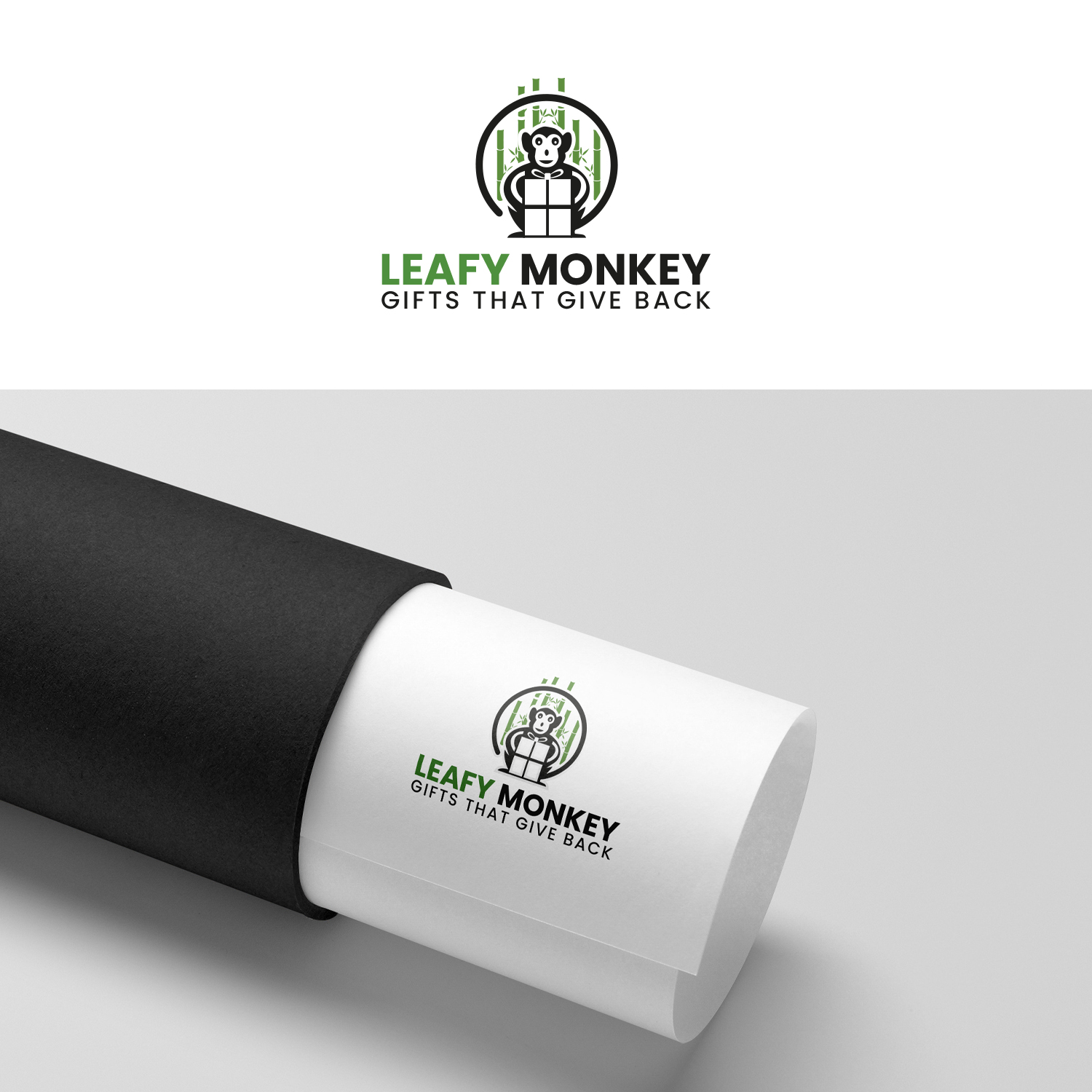 Logo Design by Maxo-Biz for Leafy Monkey LLC | Design #28375888