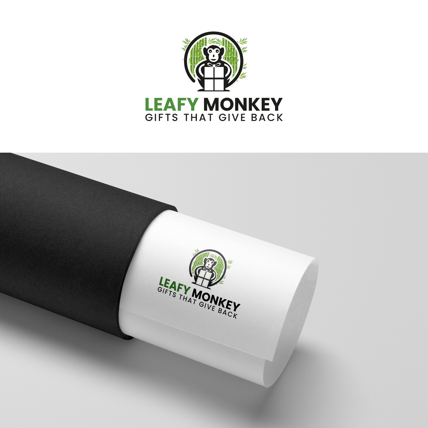 Logo Design by Maxo-Biz for Leafy Monkey LLC | Design #28380904