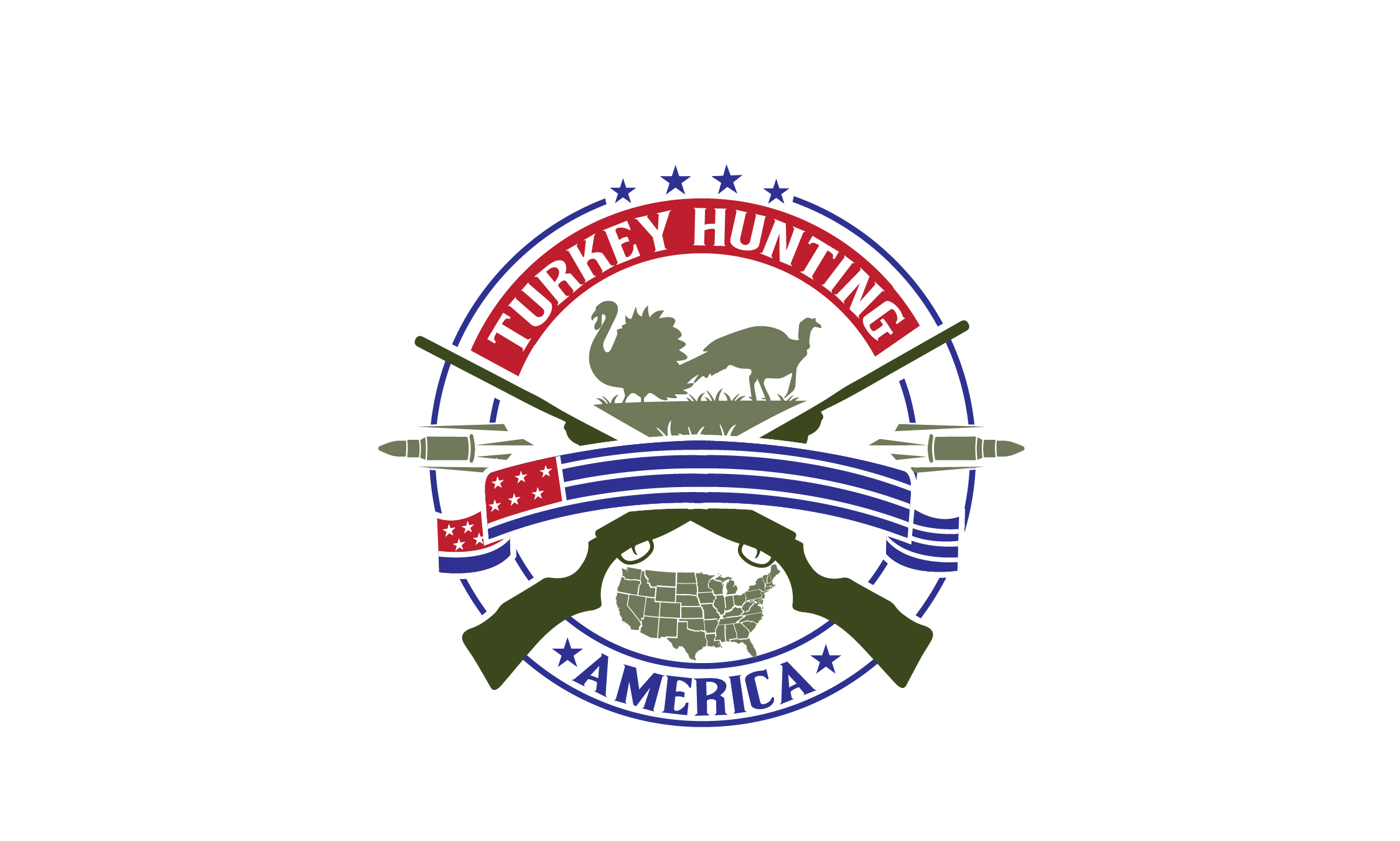Logo Design by logoQ for Turkey Hunting America | Design #28376855