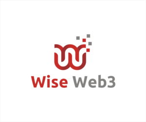 The brand name is "Wise Web3"  | Design de Logo par f i l d a