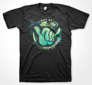 Way Of Life Co. T shirt company (HANGLOOSE) | T-Shirt-Design von badpixelarts