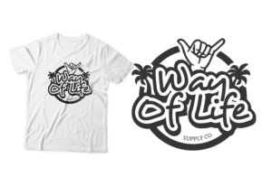 Way Of Life Co. T shirt company (HANGLOOSE) | T-Shirt-Design von D'Mono