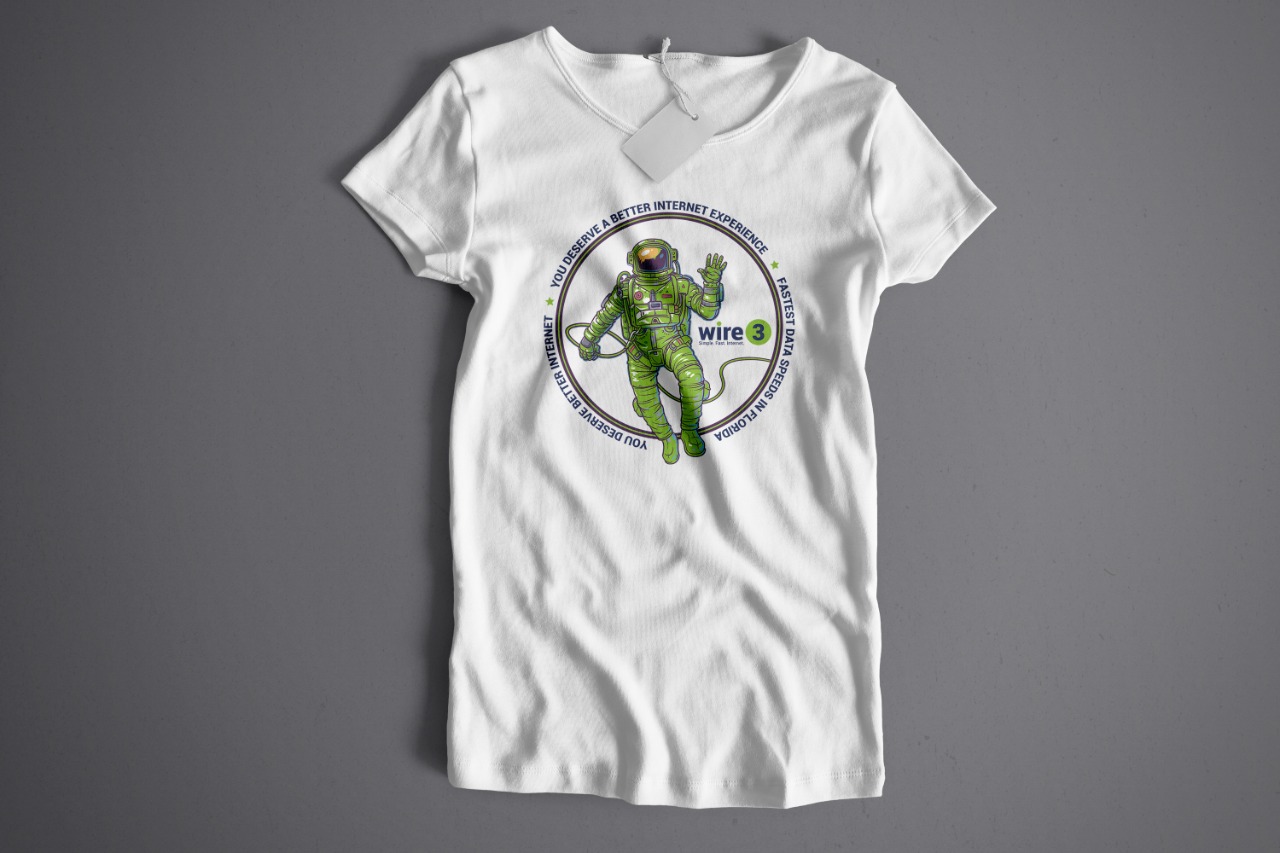 T-shirt Design by A Y A N for Wire 3 LLC | Design #28367885