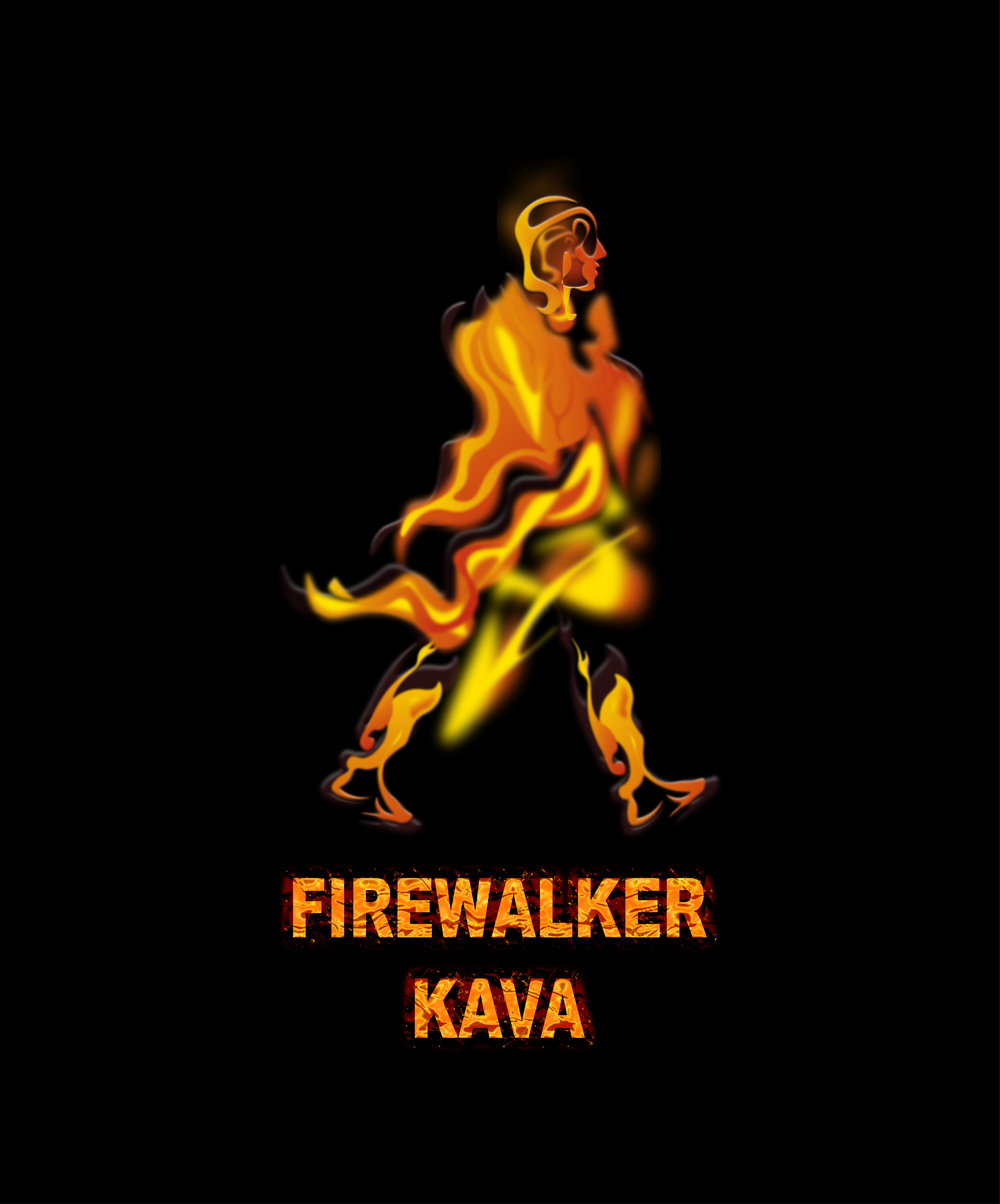 Logo Design by Jaca for Firewalker Kava | Design #28394623