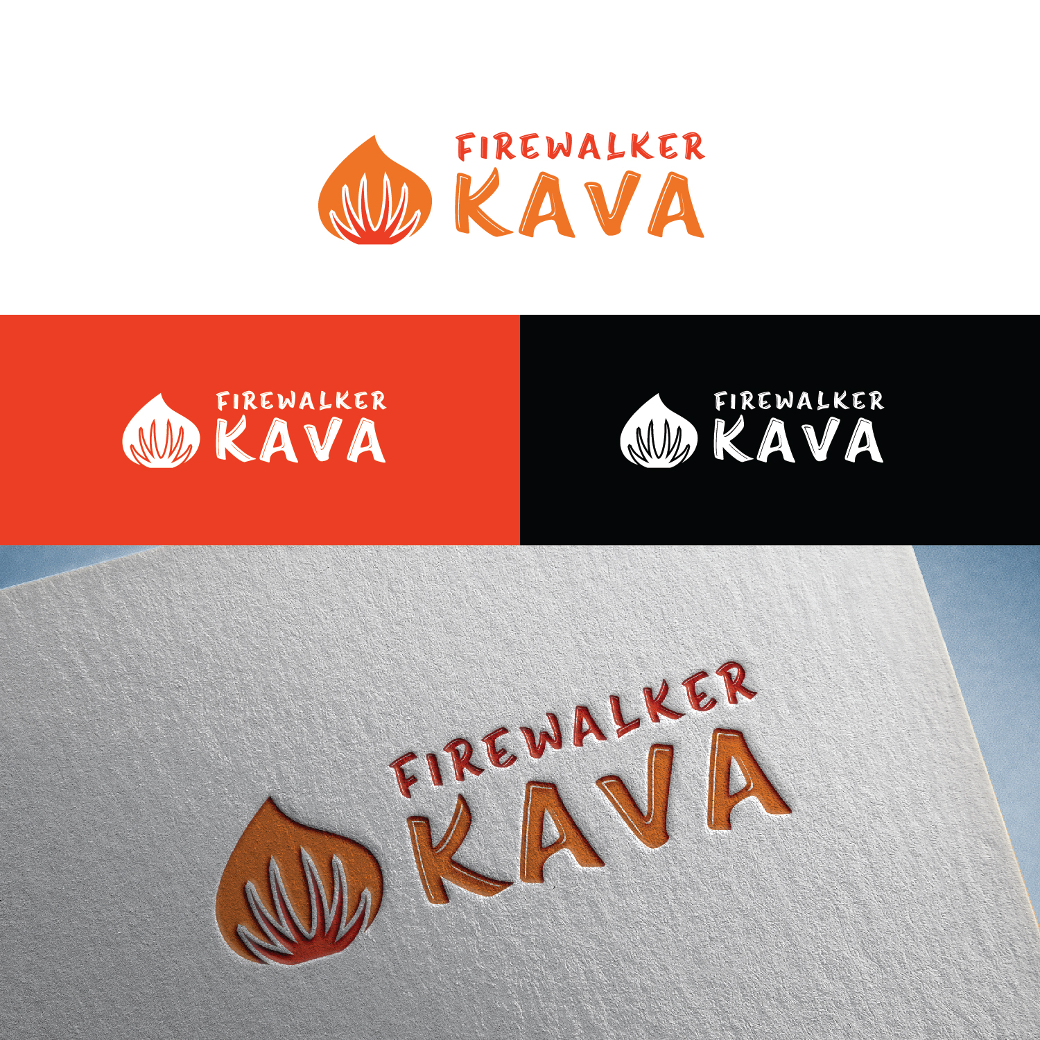 Logo Design by S.H Designs for Firewalker Kava | Design #28371519