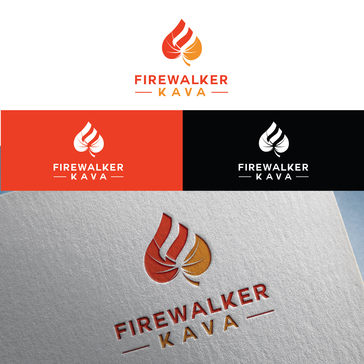 Logo Design by S.H Designs for Firewalker Kava | Design #28371520