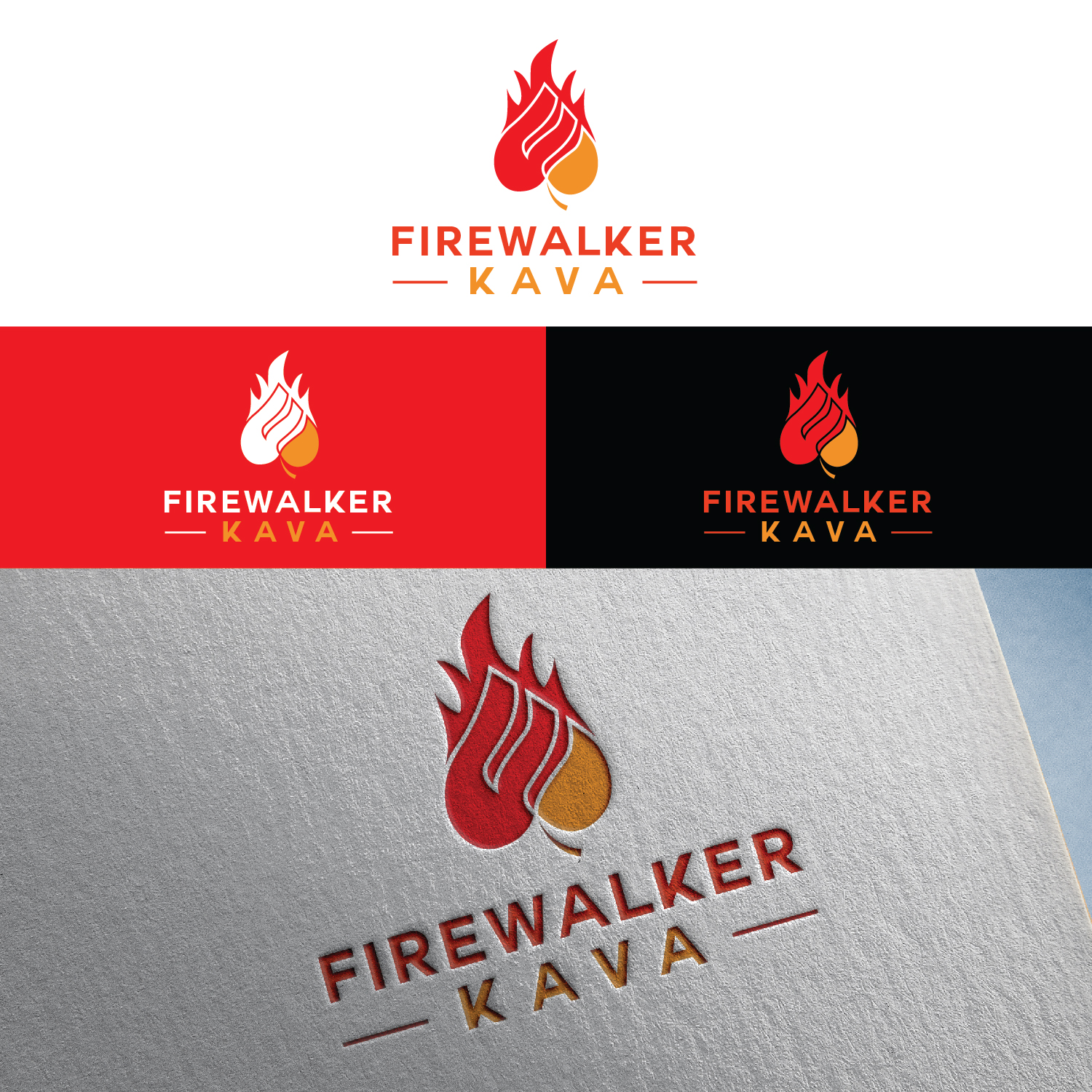 Logo Design by S.H Designs for Firewalker Kava | Design #28372298
