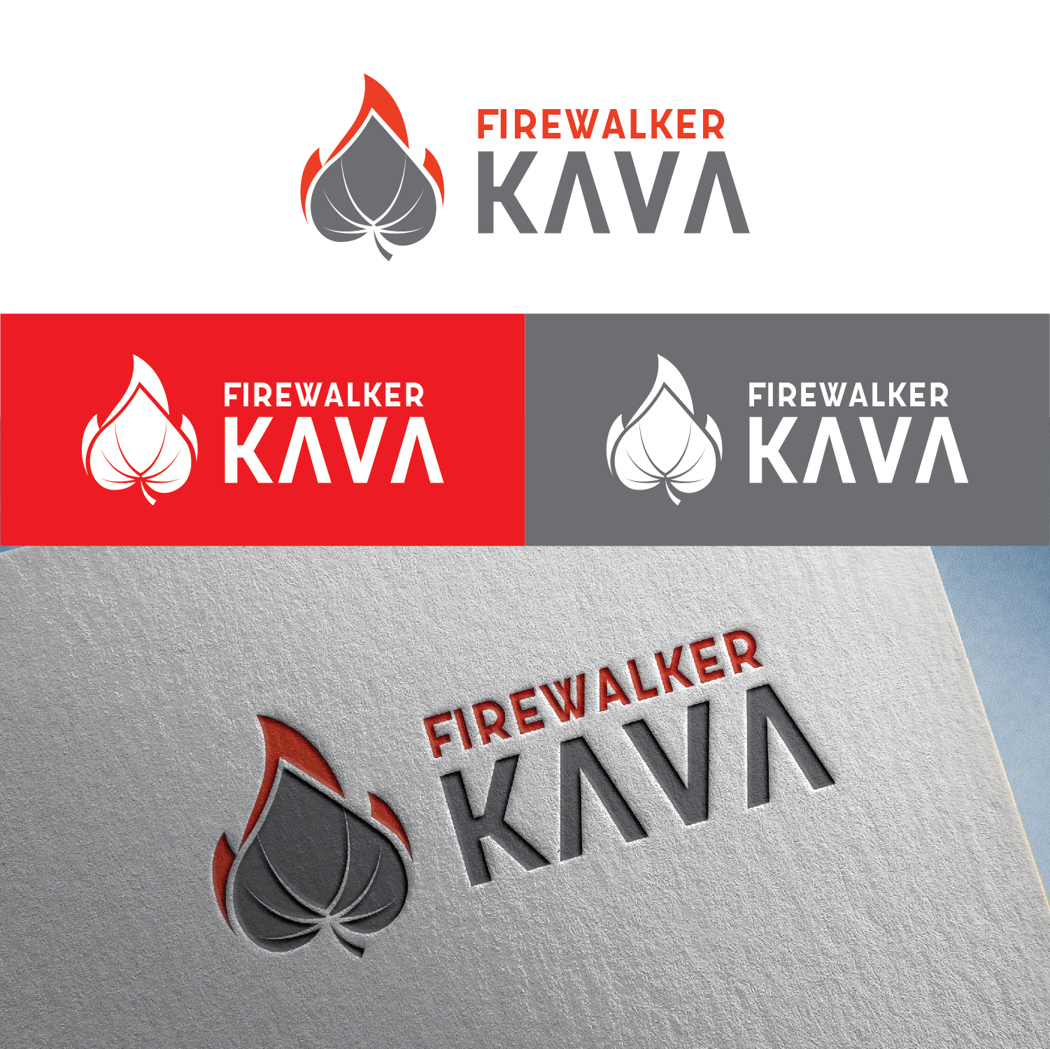 Logo Design by S.H Designs for Firewalker Kava | Design #28375618
