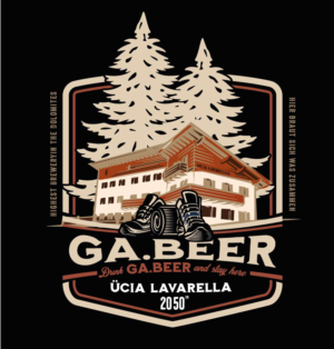 Bierdeckel für ein Kleinbrauerei auf 2050 metern | Diseño Gráfico por Sarina.dsg
