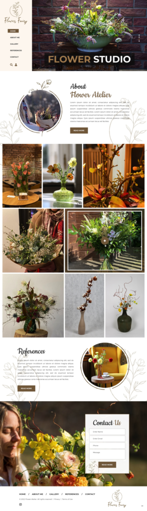 Diseño Web por pb para Flower-fairy | Diseño: #28364600