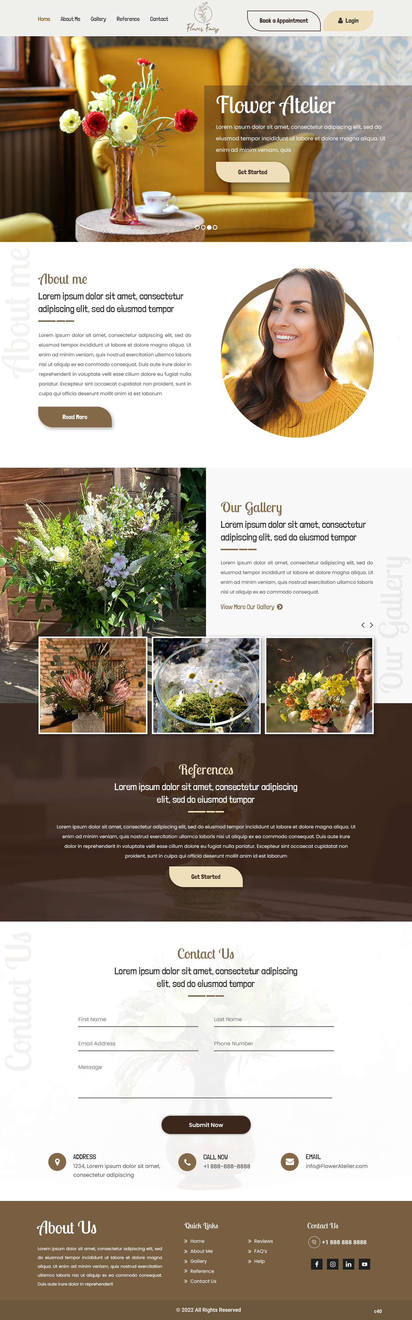 Web Design by pb for Flower-fairy | Design #28364616