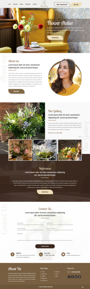 Web Design by pb for Flower-fairy | Design: #28364616