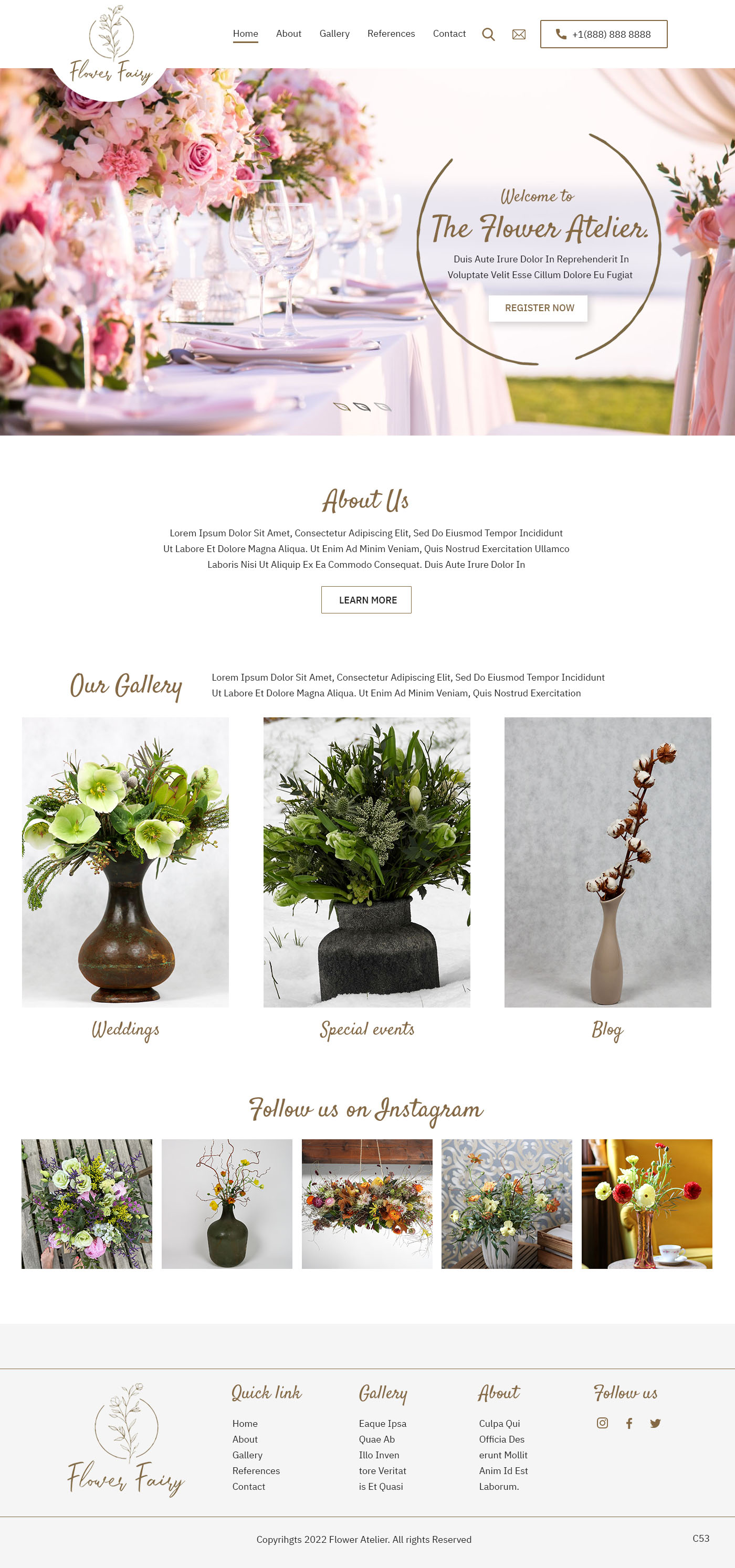 Web Design by pb for Flower-fairy | Design #28364622