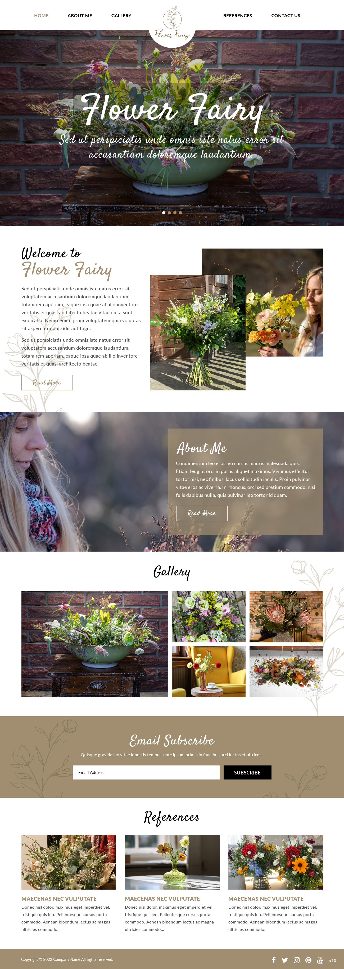 Diseño Web por pb para Flower-fairy | Diseño #28364623