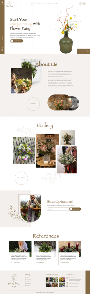 Diseño Web por rightway para Flower-fairy | Diseño: #28364343