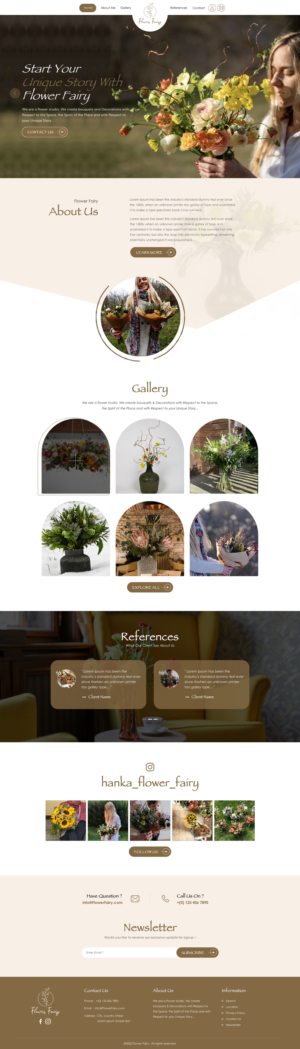 Diseño Web por rightway para Flower-fairy | Diseño: #28364344