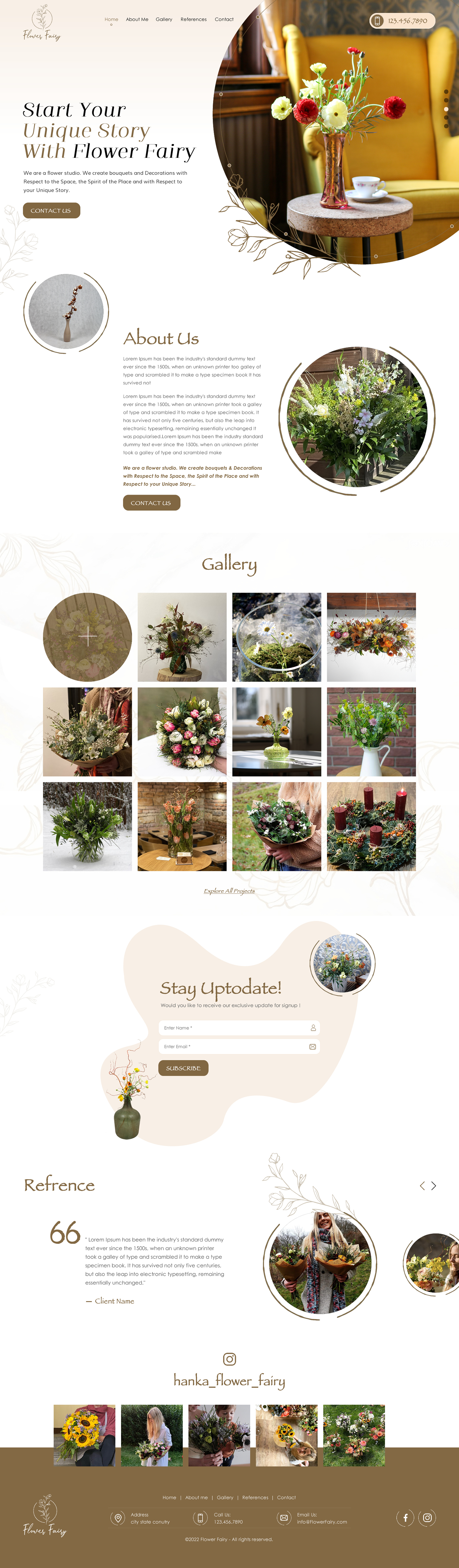 Web Design par rightway pour Flower-fairy | Design #28364345
