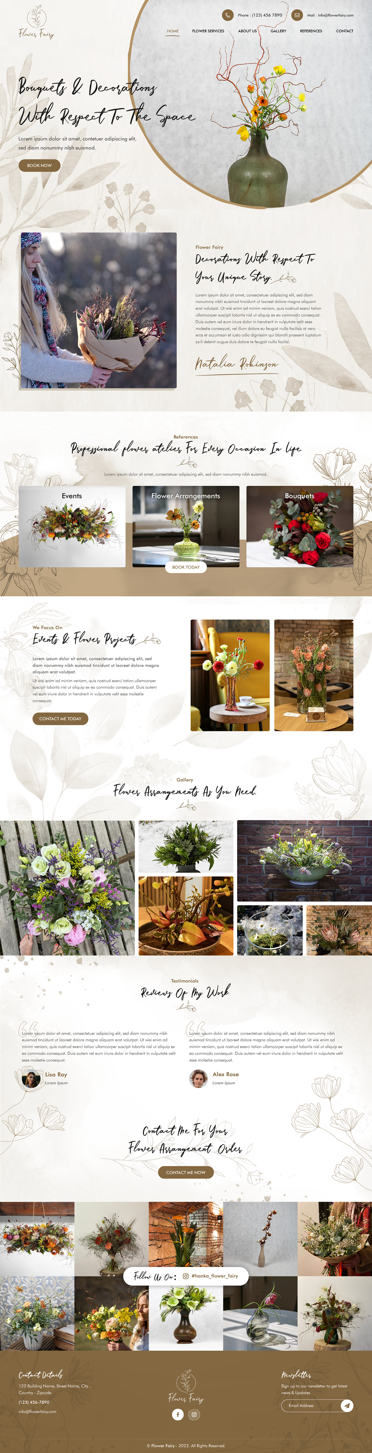 Diseño Web por rightway para Flower-fairy | Diseño #28364346